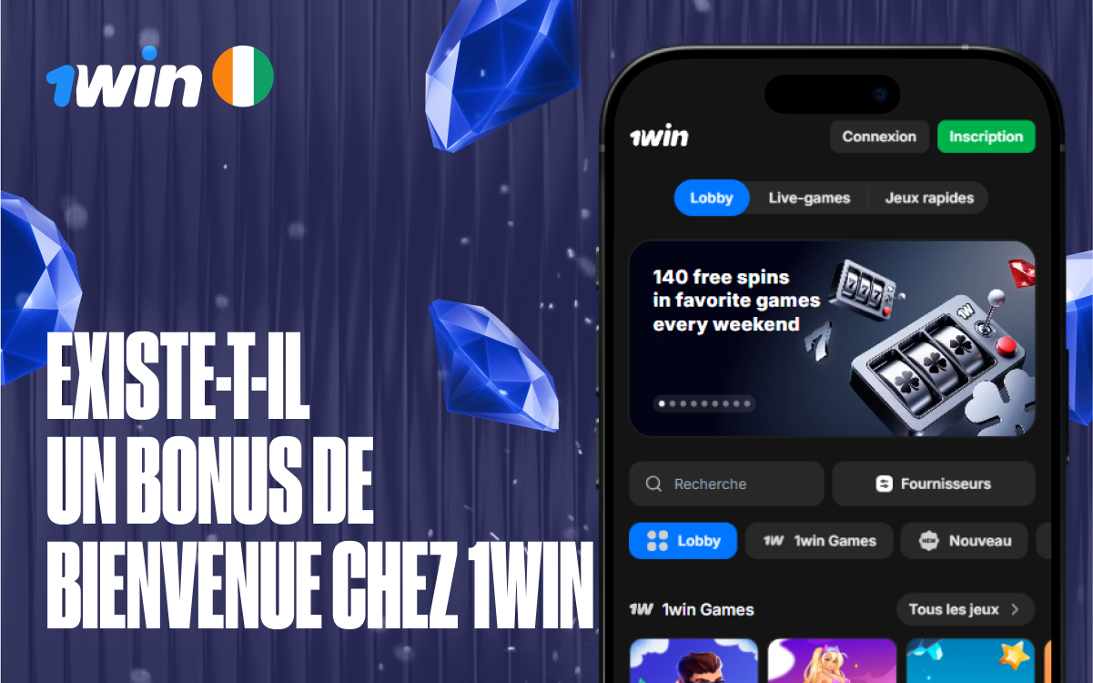 1win Côte d'Ivoire 2026, casino en ligne et bonus 500%